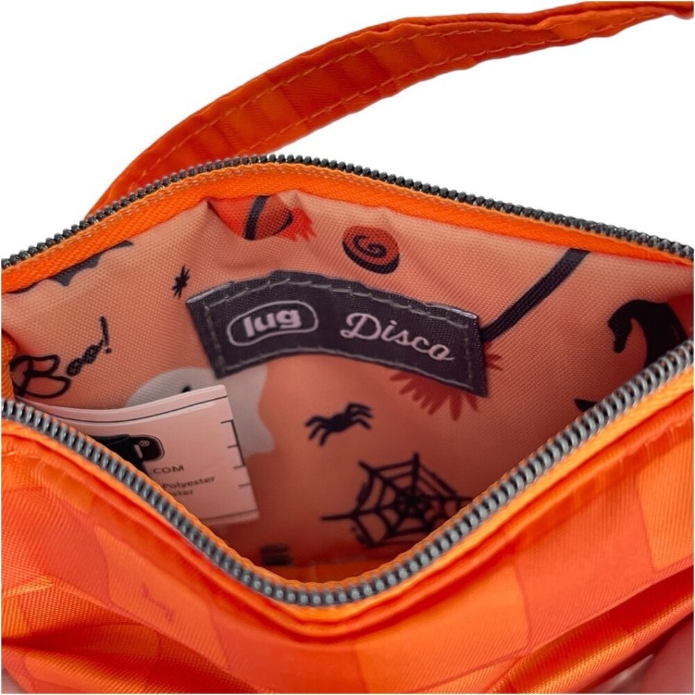 Lug Haunted Squares Orange Disco Pouch Halloween - Picture 5 of 8